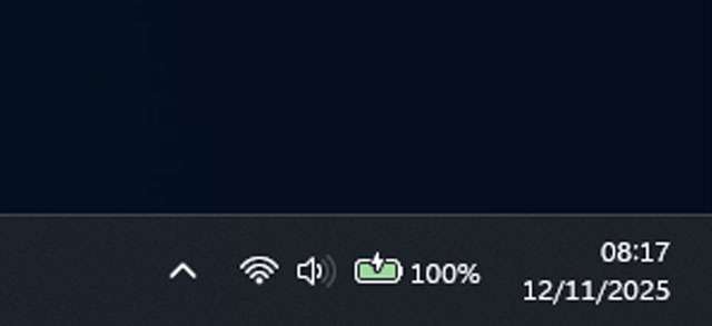 La nuova icona colorata della batteria su Windows 11