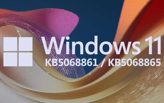 Windows 11 KB5068861 e KB5068865 con il nuovo menu Start