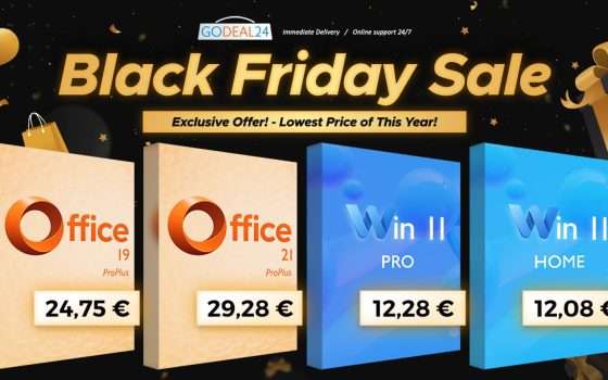 Ultima settimana di Black Friday, Office 2021 Pro a soli 29,28€ senza scadenza