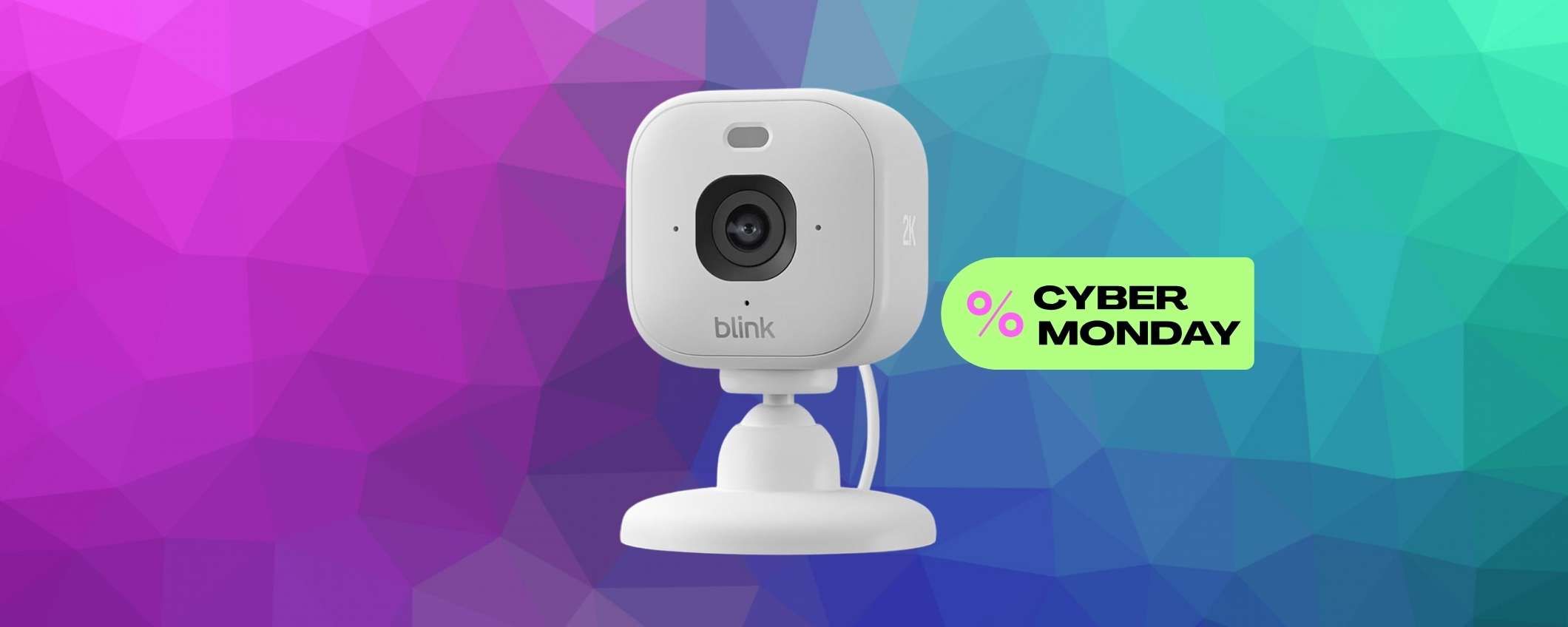 Blink Mini 2K+ è minuscola ma è come una guardia svizzera in casa (-40%)