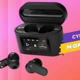 Questi auricolari Philips hanno un display touch e ANC a soli 59€