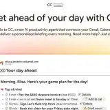 Google CC: l'assistente AI legge le email e organizza la giornata