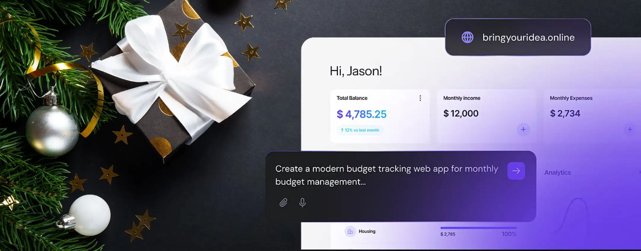 Hostinger Horizons offerta Natale