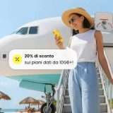 Viaggi senza roaming: eSIM Saily con 20% di sconto