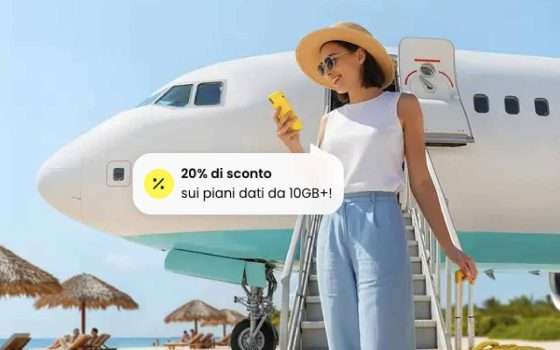 Viaggi senza roaming: eSIM Saily con 20% di sconto