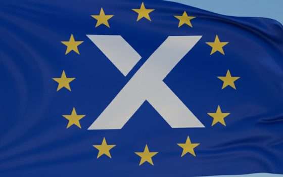 X disattiva un account della Commissione europea