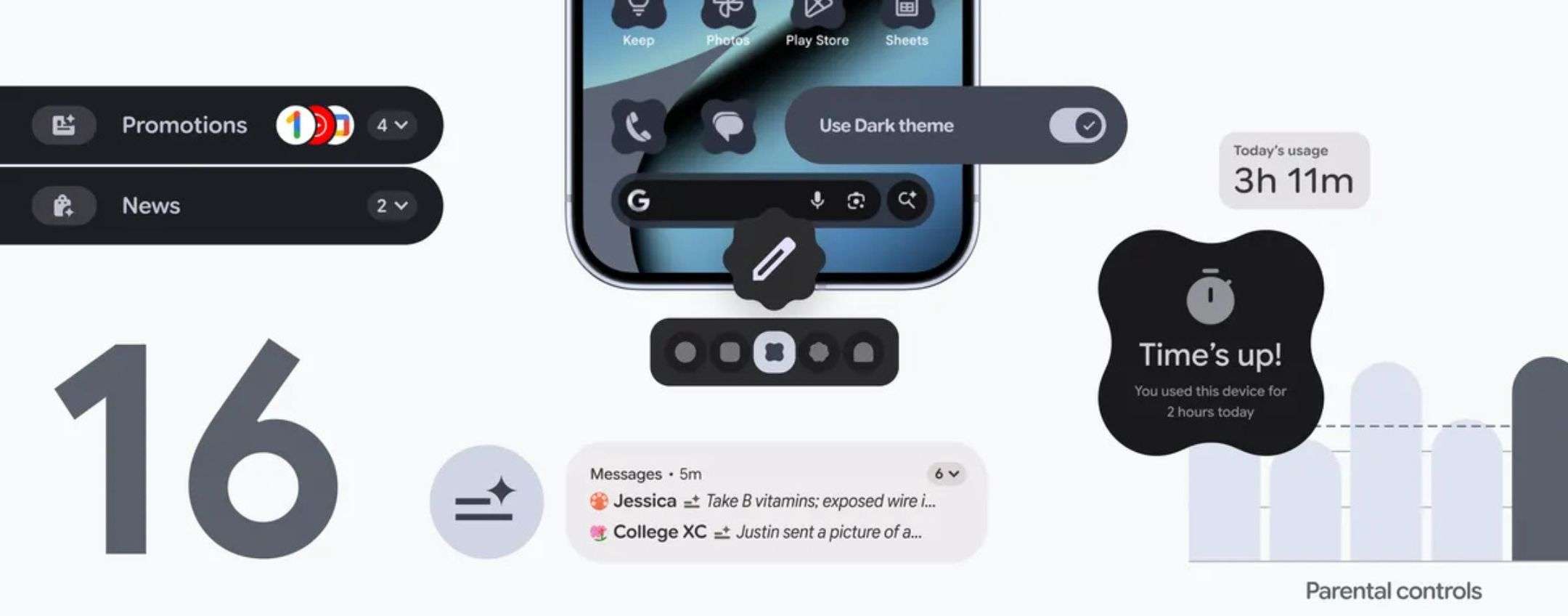 Android 16 con riepiloghi AI e nuove funzioni