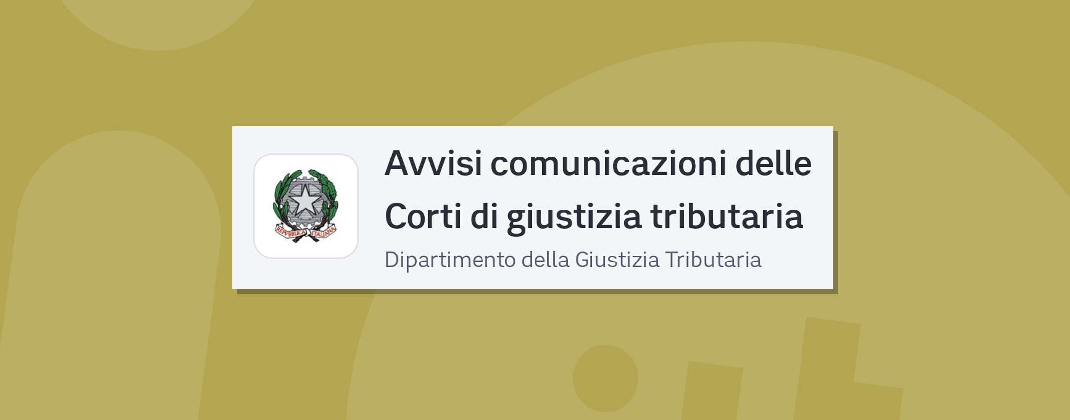 App IO, giustizia tributaria