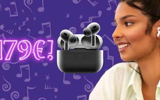 Apple AirPods Pro 2 a PREZZO RECORD: solo oggi 179€ su Amazon