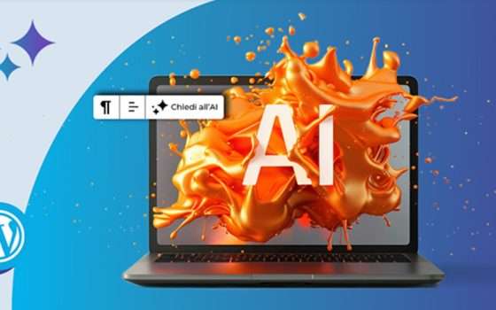 Hosting WordPress di Aruba a 14,90€ invece di 79€, con AI integrata