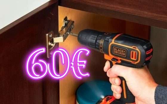 Black+Decker Trapano Avvitatore Compatto a soli 60€ su eBay
