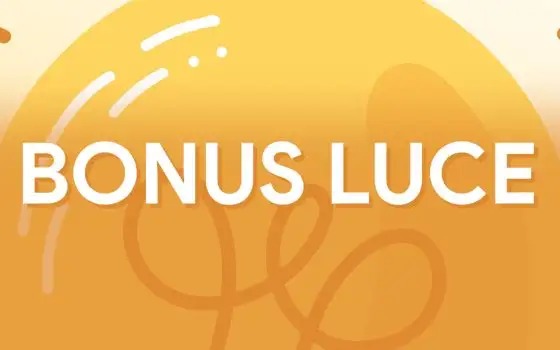 Bonus luce alle famiglie: 55 euro in arrivo per le bollette