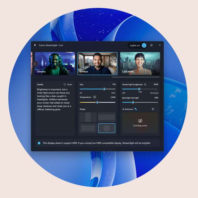 Una delle tante opzioni offerte da Camo Streamlight