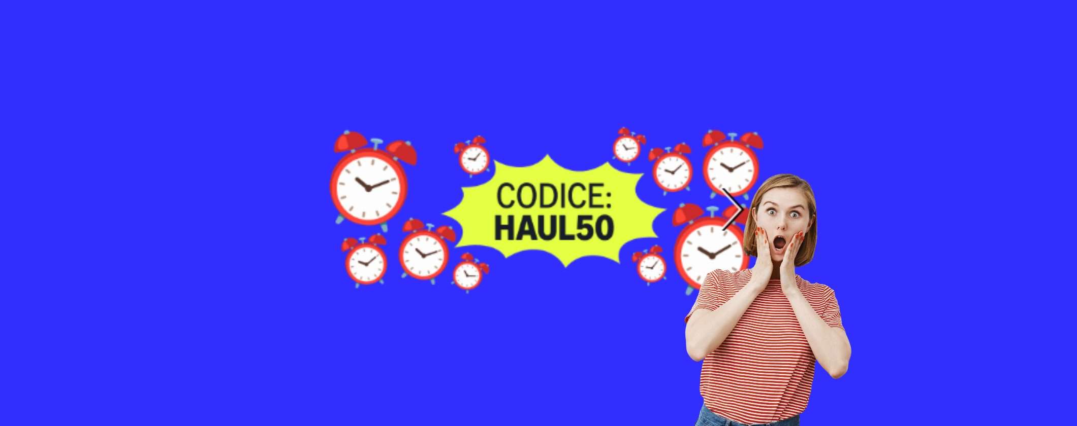 Compra 2 articoli e ottieni il 50% su Amazon Haul solo oggi