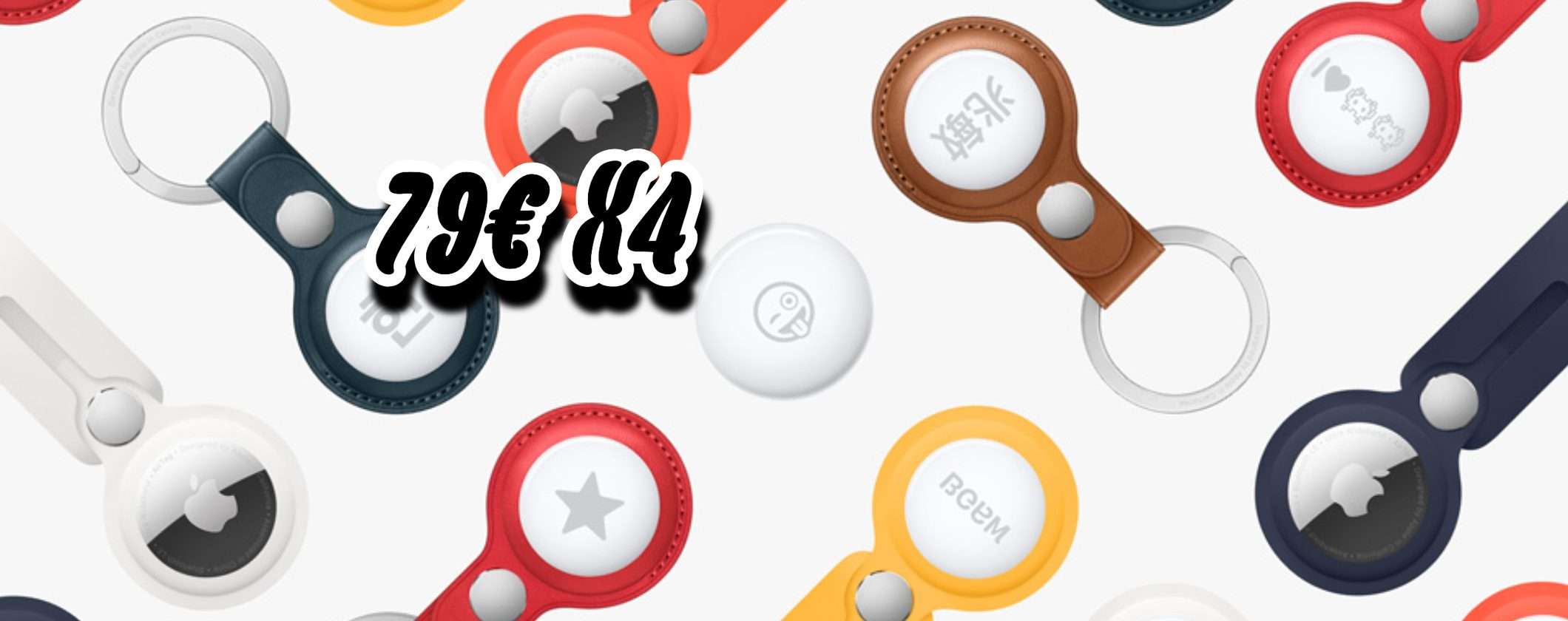 La confezione da 4 Apple AirTag crolla a 79€ su Amazon