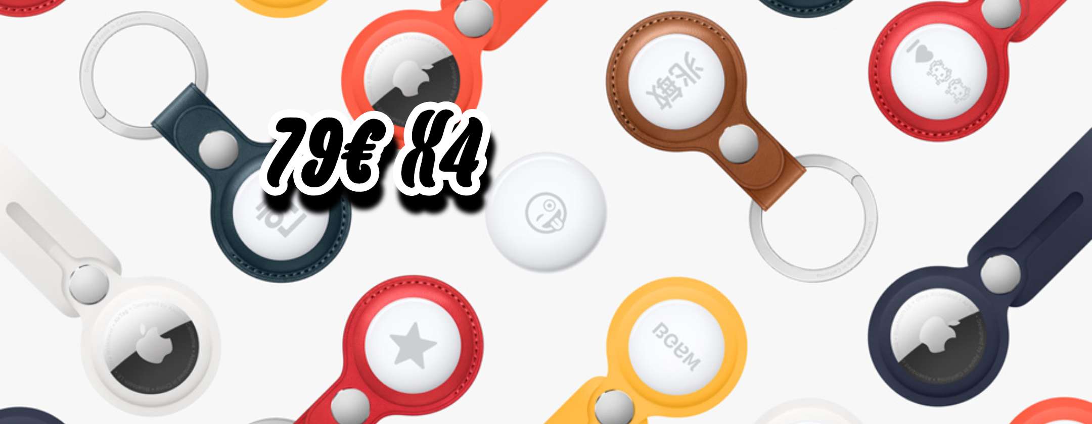 La confezione da 4 Apple AirTag crolla a 79€ su Amazon