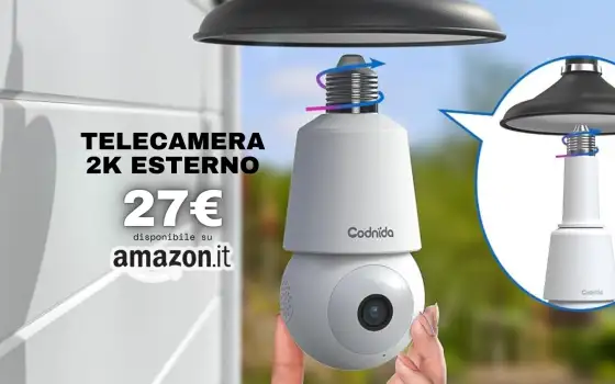 Lampadina o telecamera? La soluzione SHOCK che non dà nell'occhio
