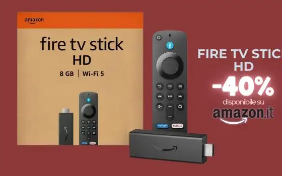 Fire TV Stick HD rende il televisore senza limiti, soli 26€ per la magia