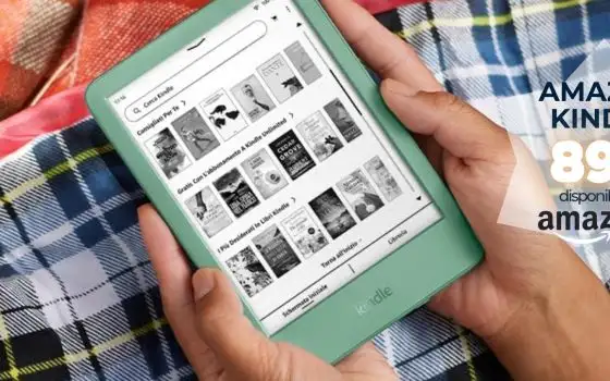 Con un Kindle in mano rendi la lettura una coccola, in offerta a 89€