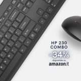 Kit tastiera + mouse WIRELESS, firmati HP e scontati del 34%