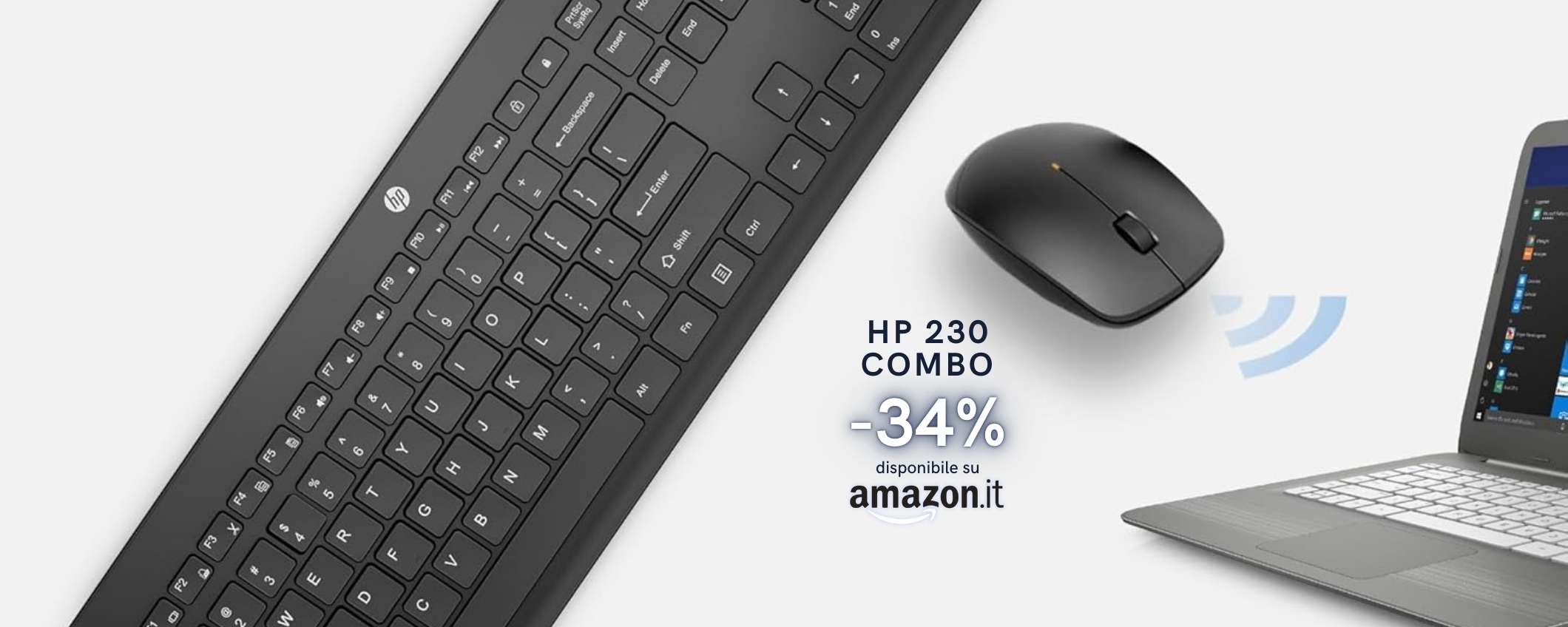 kit tastiera mouse wireless