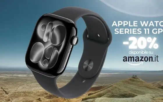 Apple Watch Series 11: te lo porta Babbo Natale, sconto 100€ su Amazon