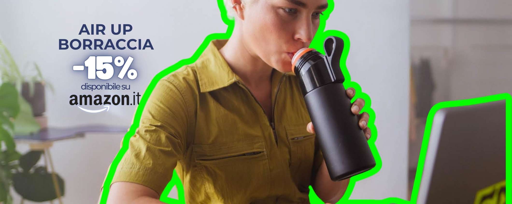 AIR UP, missione bere di più: facile con questa borraccia termica (-15%)