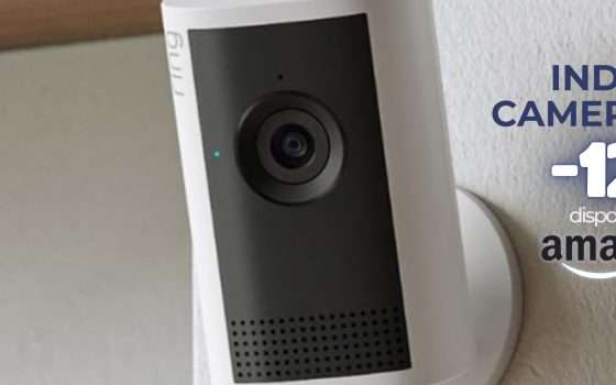 Con Indoor Camera Plus la tua casa è PIÙ che sicura: 2K e zoom4x