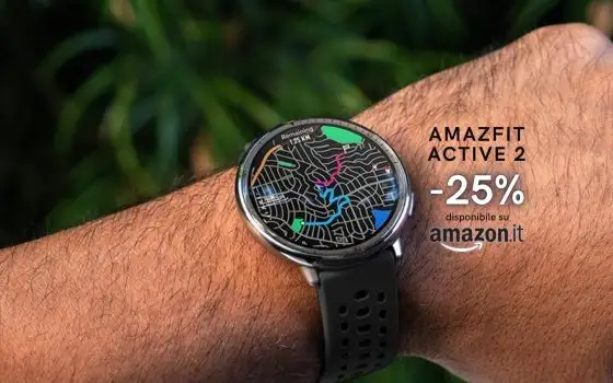 AMAZFIT Active 2 è coach e assistente al polso: sconto da urlo su Amazon