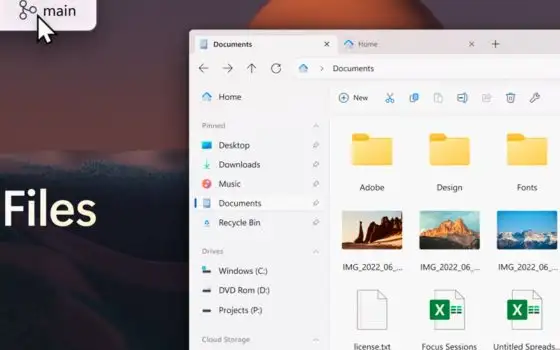 Windows 11, Files integra PowerToys Peek per vedere le anteprime
