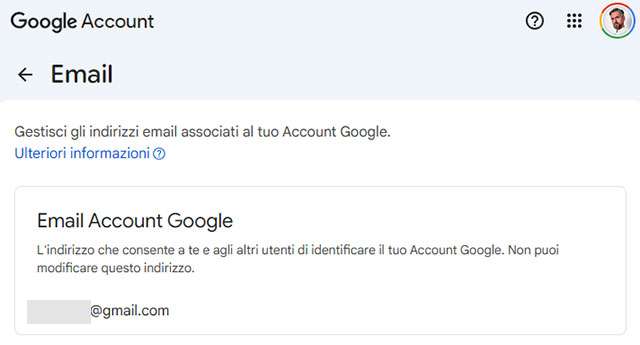 Come cambiare l'indirizzo email del proprio account Gmail