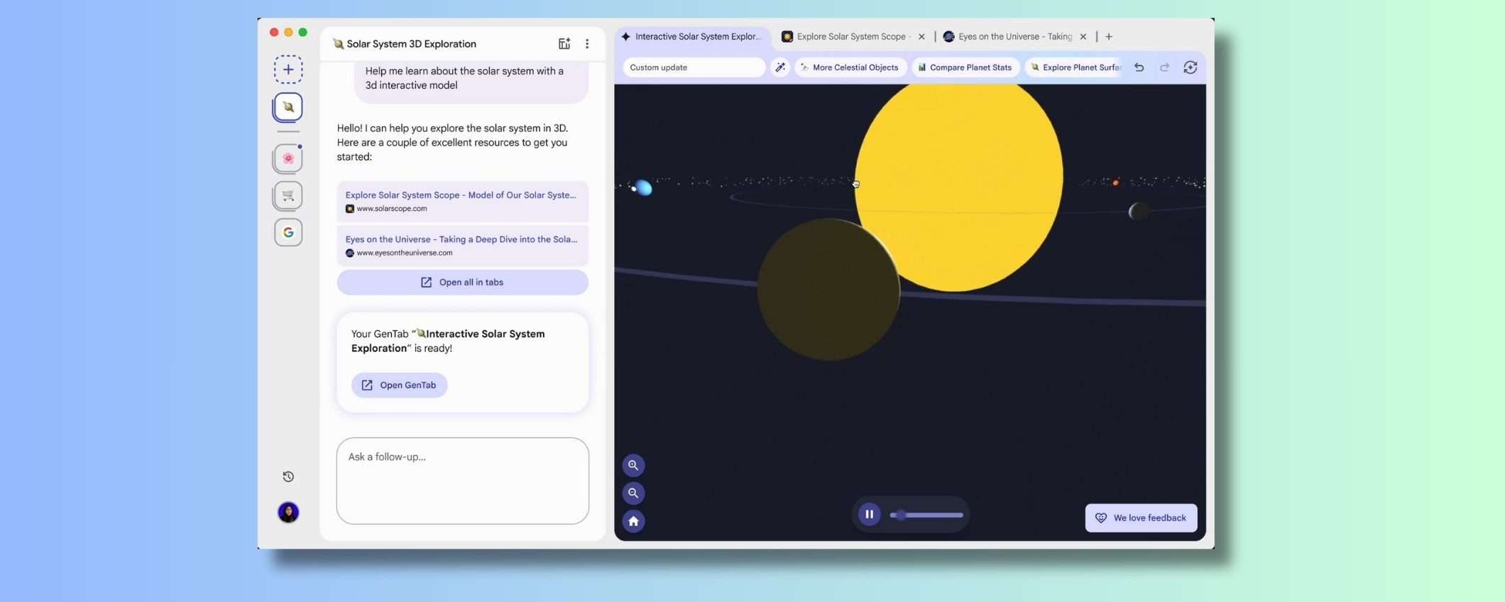 Google Disco, trasforma le schede del browser in app con l'AI
