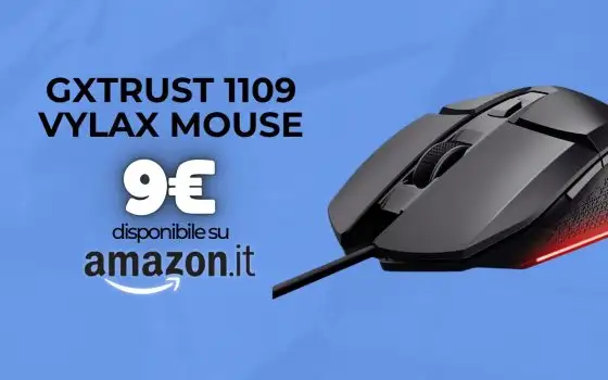 Il Vylax di GXTrust scende a poco più di 9€, gaming da PRO