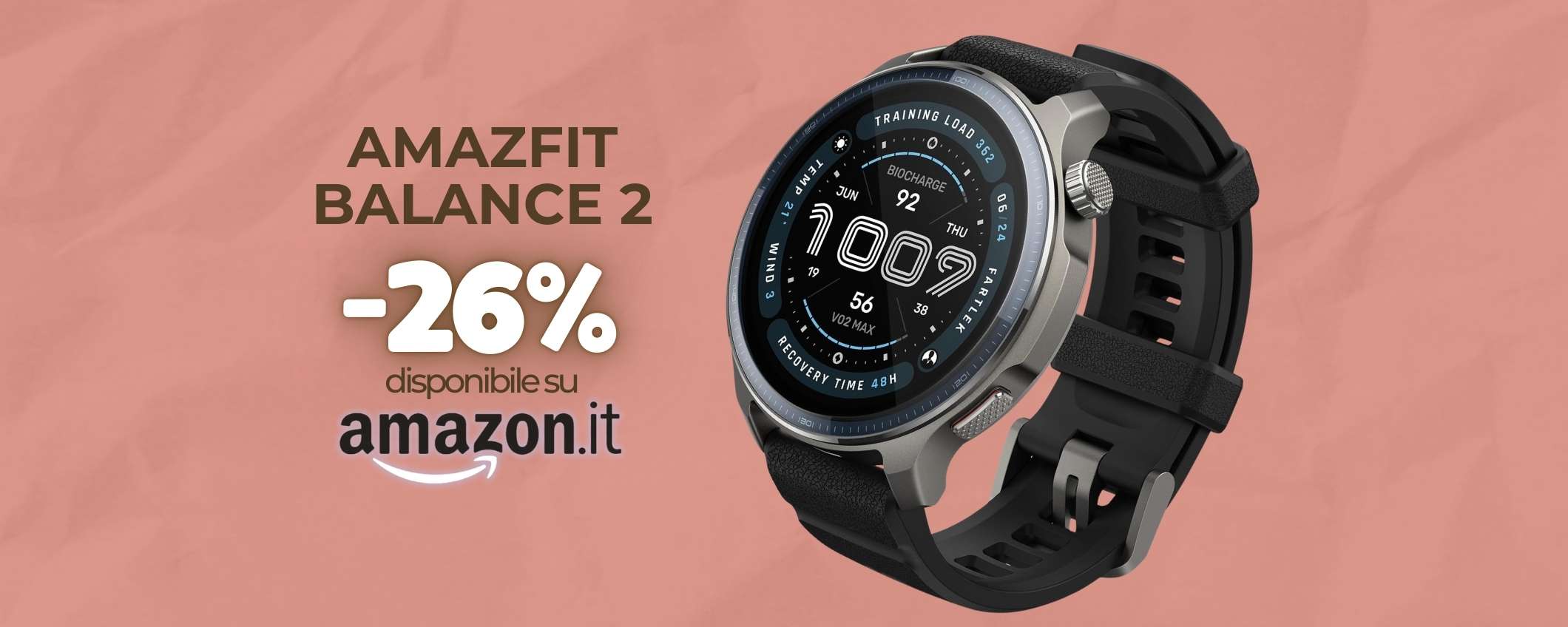 Amazfit Balance 2, design classico ma cuore TECH: uno smartphone 2.0