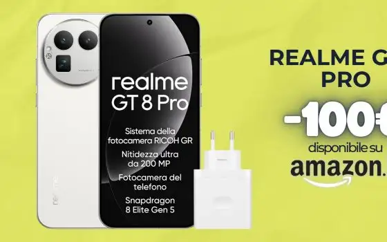 realme GT 8 Pro non rispetta il Black Friday, ora a -100€ (12+512GB)