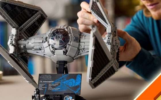Il TIE Interceptor di LEGO: Star Wars a picco per il Black Friday