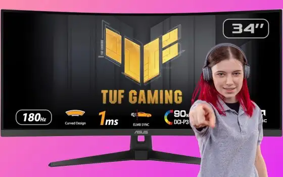 Il Monitor Gaming Curvo ASUS TUF 34