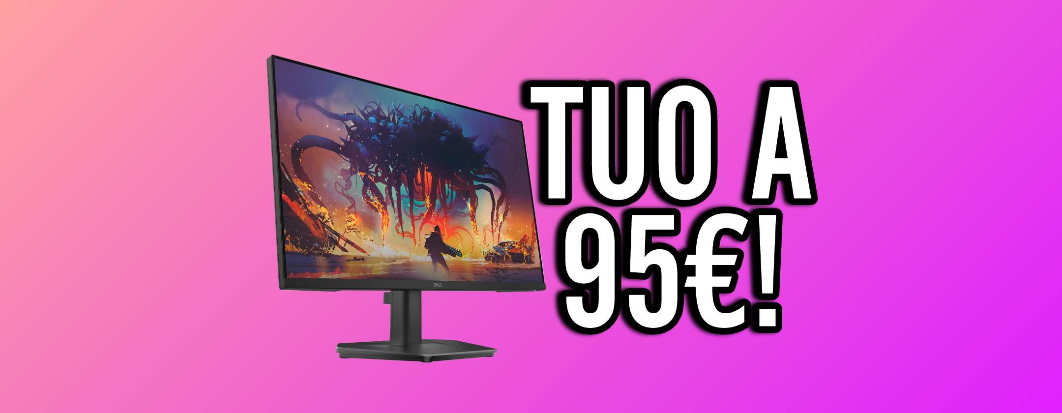 Monitor Gaming Dell 24″: solo 95€ è uno SCHERZO su Amazon!