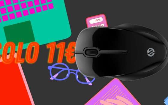 Mouse Wireless HP 250: design e potenza a soli 11€ al Cyber Monday Amazon