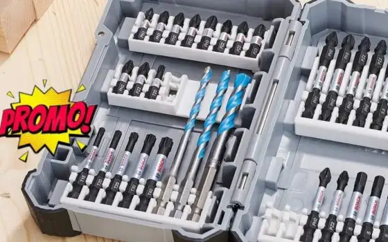 Prezzo crollato per il Set di Bit e Punte Bosch Professional su Amazon