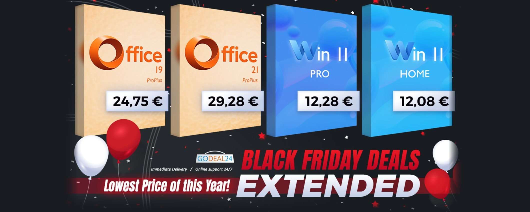 Il Black Friday non è finito! Office a meno di 30€ e altri sconti del 90%