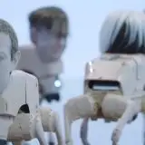 Musk, Zuckerberg e Bezos: cani robot nella nuova opera di Beeple