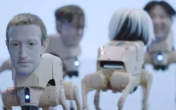 Musk, Zuckerberg e Bezos: cani robot nella nuova opera di Beeple