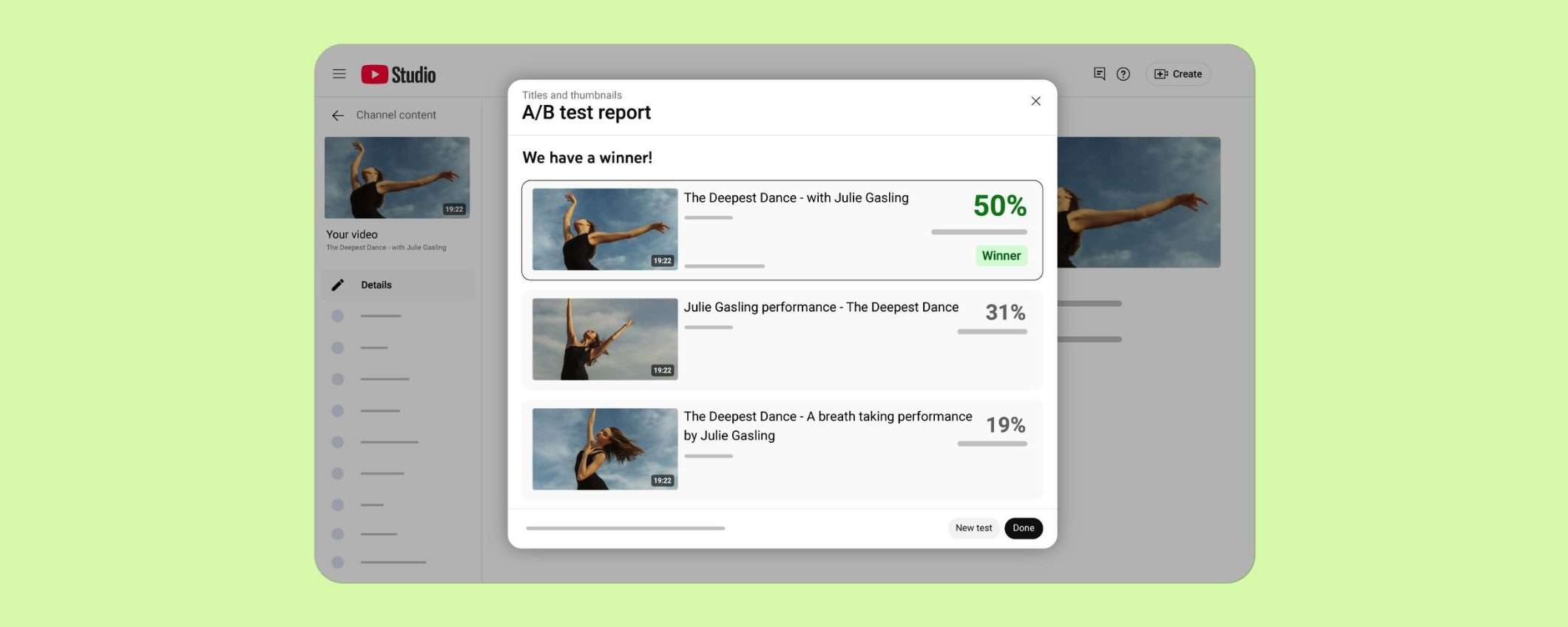 YouTube, test A/B per titoli e miniature dei video, come funziona