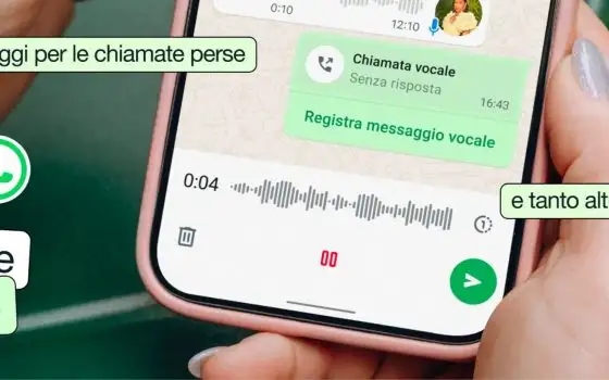 WhatsApp trasforma la segreteria: ora è un vocale o un video in chat