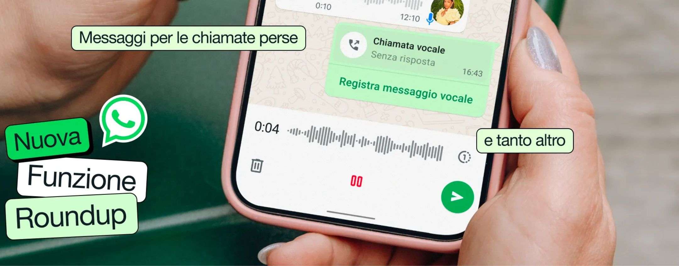 WhatsApp modernizza la segreteria telefonica