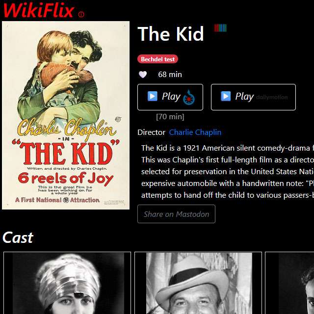 Il monello di Chaplin su WikiFlix