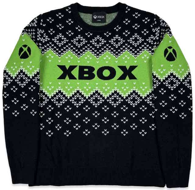 Il nuovo magione brutto Xbox Holiday Sweater di Microsoft