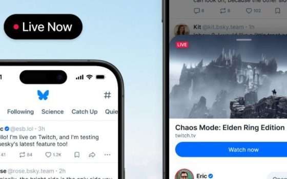 Bluesky introduce Live Now per Twitch per segnalare le dirette