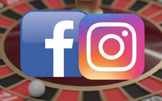 Gioco d'azzardo illegale su Facebook e Instagram